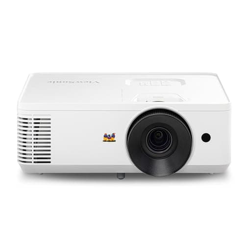 Image of ViewSonic PA700W Projector, 4500 ANSI Lumen, WXGA 1280x800, 12.500:1 Contrast Ratio, Up to 300-Inch Image, HDMI x2, Auto Vertical Keystone +/-40°, 3W Speaker