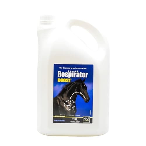Image of NAF Five Star Respirator Boost 5L – Advanced Respiratory Support – Aids Clear Breathing & Lung Function With Antioxidants, MSM & Essential Oils – Ideal for Dusty or Stabled Environments