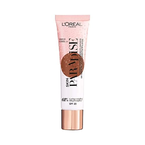 Image of L'Oreal Paris Skin Paradise Tinted Moisturiser, Up to 24h hydration, SPF20, 03 Deep, 0.039 kg