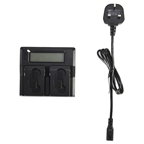 Image of DSTE 1.5A Fast Charging LCD Display Double Charger Compatible for Nikon EN-EL18 EN-EL18d EL18d Battery,D4,D4S,D800,D800E Camera Body
