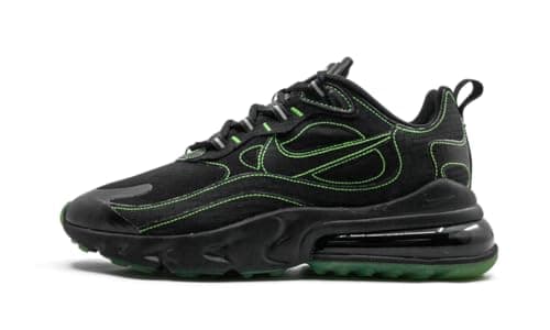 Image of Nike Air Max 270 React Sp, Men's Sneaker, Nero Black Black Electric Green, 4.5 UK (37.5 EU)