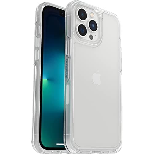 Image of OtterBox 77-84347 Symmetry Clear Case, Shockproof, Drop proof, Protective Thin Case, 3x Tested to Military Standard, Antimicrobial Protection, Clear, iPhone 13 Pro Max/iPhone 12 Pro Max