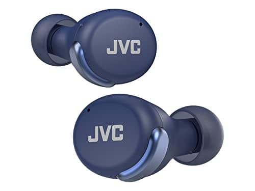 Image of JVC HA-Z330T-A Compact True Wireless Earbuds Active Noise Cancelling Lightweight Stylish Design BT 5.2 Waterproof (IPX4) 21 Hours Playtime Low Latency Mode for Games (Blue)
