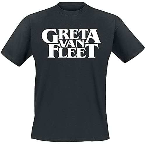 Image of Greta Van Fleet - Logo Men's Large T-Shirt - Black