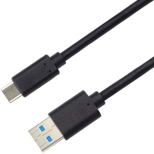 Image of PremiumCord USB-C to USB 3.0 Connection Cable 2 m, Data Cable SuperSpeed up to 10 Gbit/S, Quick Charge up to 3 A, USB 3.1 Generation 2 Type C Plug, Colour Black, Length 2 m