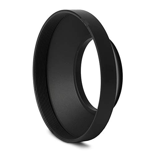 Image of CELLONIC HR-2 Ø 52mm Lens Hood Compatible for Nikon AF Nikkor 50mm f/1,4D AF Nikkor 50mm f/1,8D Metal Screw-in Cylindrical/Round Sun Shade Protector Cover