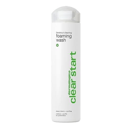 Image of Dermalogica Clear Start Breakout Clearing Foaming Wash - Fights Breakouts, Cleans & Removes Dead Skin Cells, Dirt & Excess Oils, Purifies Skin, for Face, Back & Neck, Suits All Skin Types, 295ml