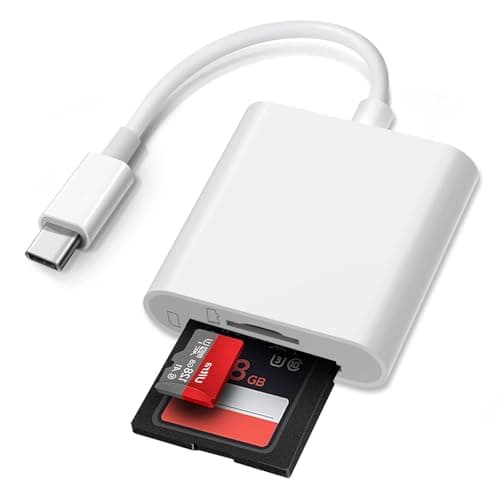 Image of Loydia USB C SD Card Reader, Camera Card Viewer Reader SD Card Reader Adapter Compatible with iPhone 15/ Pro Max/Pro/Plus, iPad Pro, MacBook Pro/Air, Galaxy S8 to S23