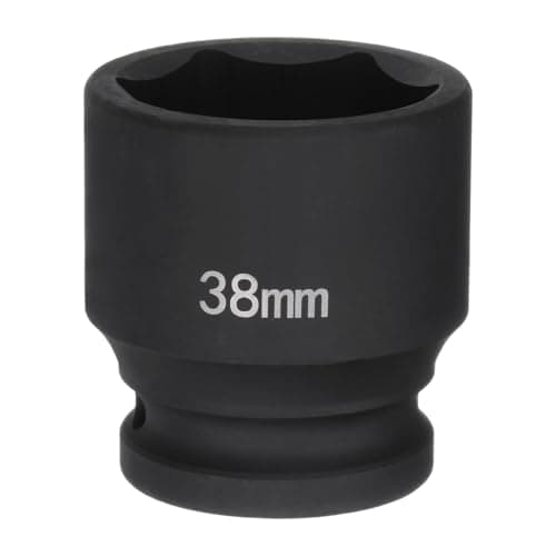 Image of sourcing map 6-Point Impact Socket 3/4" Drive 38mm Metric 40Cr Alloy Steel Spindle Axle Nut Impact Socket
