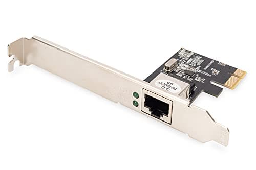 Image of DIGITUS Gigabit Ethernet network card - 1 RJ45 port - PCI Express - Realtek RTL8111H - incl. low profile slot cover - 10/100/1000 Mbps