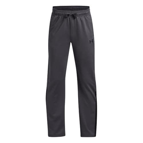 Image of Under Armour Boys' Brawler 3.0 Tapered Pant, Soft and Comfortable Boys' Trousers for Sports and Casual Wear, Warm-Up Bottoms with Pockets and Tapered Leg,Castlerock / / Black,YMD