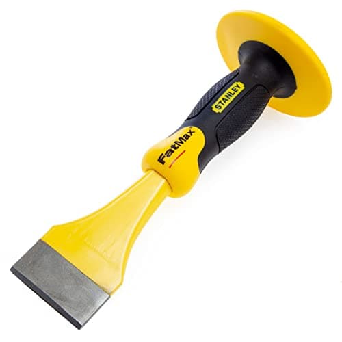 Image of STANLEY FATMAX 2.1/4x10" Electricians Steel Chisel with Guard, 4-18-0330