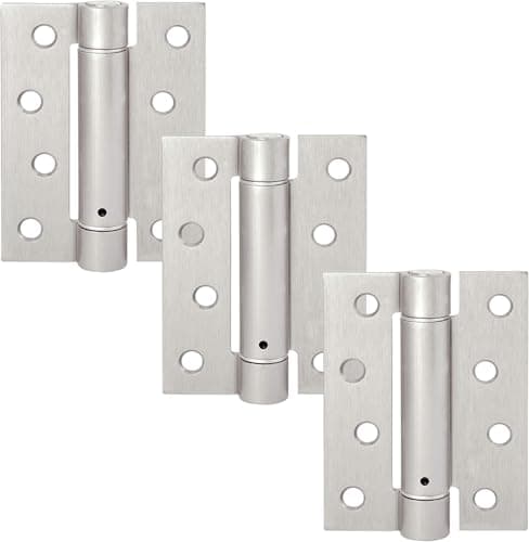 Image of 4" Single Action Spring Hinge Satin Chrome