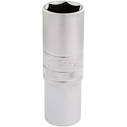 Image of Draper 16651 1/2" Square Drive Hi-Torq 6 Point Deep Socket, 19mm Size