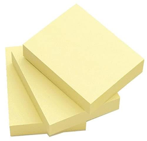 Image of Q-Connect Repositionable Quick Notes 51 x 76mm Yellow (Pack of 12)