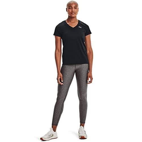 Image of Under Armour Women Tech Short Sleeve V - Solid, Ladies T Shirt Made of 4-Way Stretch Fabric, Ultra-light & Breathable Running Apparel for Women