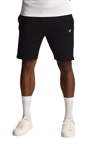 Image of Lyle & Scott Mid Bottoms Sweat Short Z865 Jet Black, XL