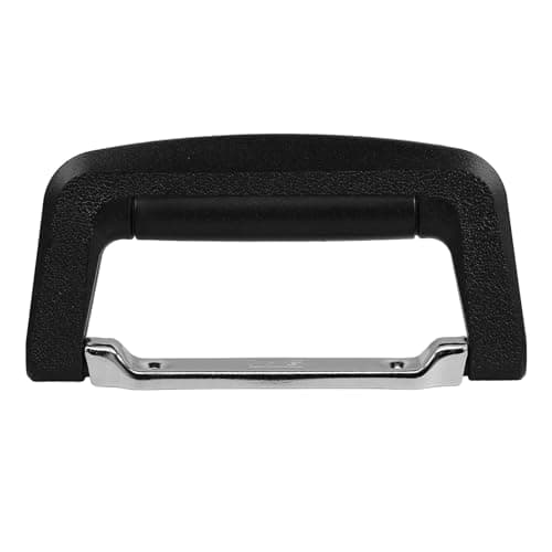 Image of COOLHIYA Suitcase Carrying Handle Lightweight ABS and Iron Travel Handle Replacement for Toolbox and Cosmetic Case DIY Accessories Black Contemporary Design