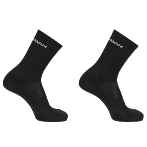 Image of EVASION CREW 2-PACK Adult Hiking Socks Black SALOMON