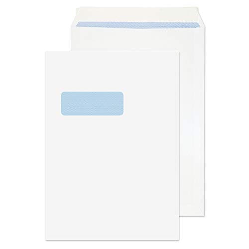 Image of Blake Purely Everyday C4 324 x 229 mm 100 gsm Pocket Peel and Seal Window Envelopes (23892) White - Pack of 250