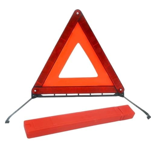 Image of UDPOIUYT Foldable Warning Triangle, Car Emergency Warning Triangle Tripod Reflector Roadside Parking Traffic Safety Pack Of 2