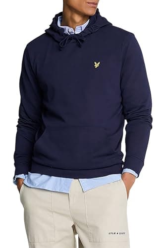 Image of Lyle & Scott Mid Layers Pullover Hoodie Z99 Navy, XL