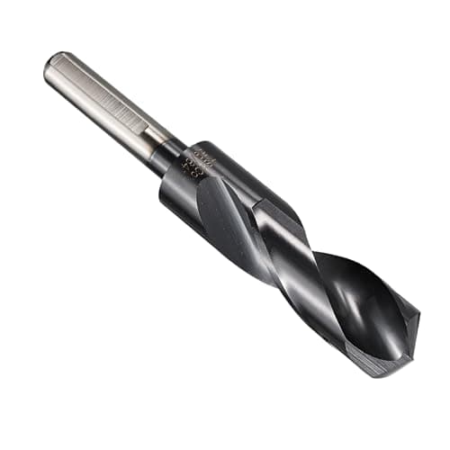 Image of PATIKIL 23.4mm Drill Bit 59/64", 1/2" Reduced Shank M35 Cobalt 5% HSS with Titanium Aluminum Nitride Coating 135° Split Point for Hard Metal Stainless Steel High-speed Cutting