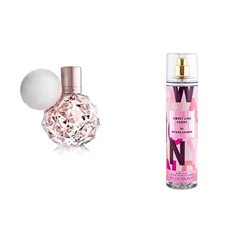 Image of Ariana Grande Ari Eau de Parfum Spray, 50 ml (Packaging may vary) & Sweet Like Candy Body Mist, 236 Milliliters