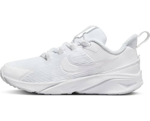 Image of NIKE DX7614-100 Star Runner 4 NN (PS) Unisex White/White-White-Pure Platinum UK UK Child 13