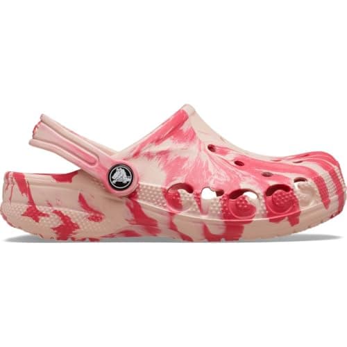 Image of Crocs Via Marbled Clog Pink/Multi Size 8 UK Men/ 9 UK Women