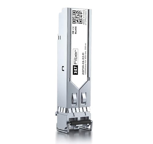 Image of 【2 Pack】 H!Fiber.com 1G SFP Multimode Module - 1000Base-SX SFP Mini GBIC Transceiver(550m, 850nm), Dual LC Connector, Compatible for HP J4858A/J4858B/J4858C