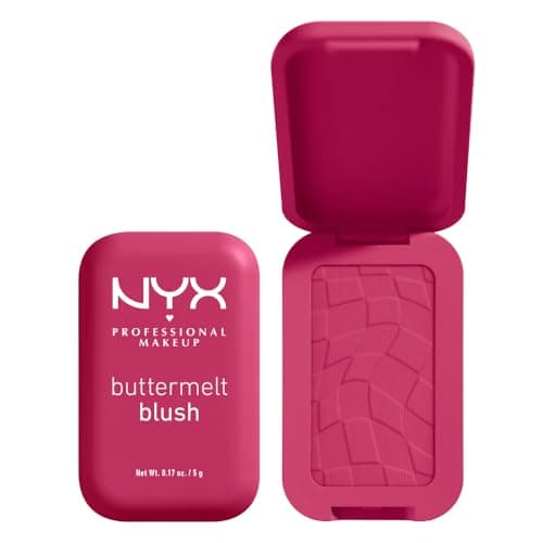 Image of NYX Professional Makeup Buttermelt Powder Blush, Up To 12H Wear, Seamless Blending, Fade and Transfer Resistant, With Shea and Mango Butter, Vegan Formula, Shade: Butta Than Before