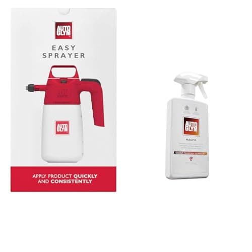 Image of Autoglym Easy Sprayer,Durable Multipurpose Pressure Sprayer To Apply Car Cleaning Product & Magma Liquid Clay, 500ml - Colour Transform Technology Fallout Remover