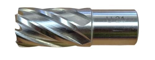 Image of 21mm Broaching Cutter For Magnetic Drill Universal Fitting Mag Drilling Bit Annular cutter 12-32mm Diameter x 25 mm Length HSS Rotabroach Type Annular Mag Drill Broach Hole Cutter for Steel