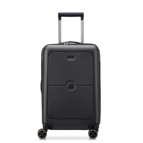 Image of DELSEY Paris Turenne 2.0 4 Double Rolls Cabin Trolley, Black, S Business, Trolley case/Upright