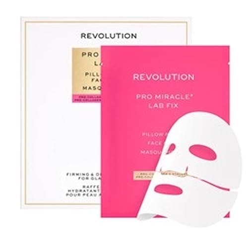 Image of Revolution Miracle Pro-Tox Pro-Collagen Plumping Mask, Hydrogel Mask for Face, Restore Glow, Smooth Fine Lines & Wrinkles, Pack of 2