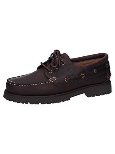 Image of Aigle Men's Tarmac Moccasins, Brown (Marron/Fonce), 7.5 UK