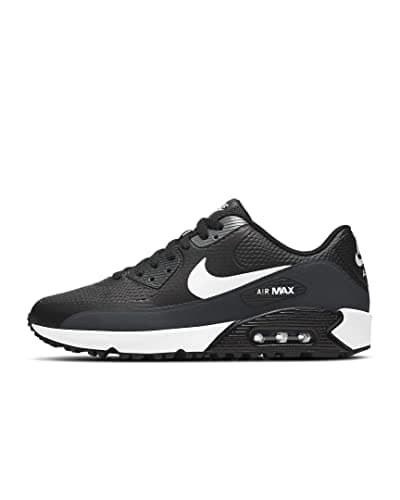 Image of Nike Men's Air Max 90 G Golf Shoes Black/White/Anthracite (CU9978 002) -, black white, 46 EU