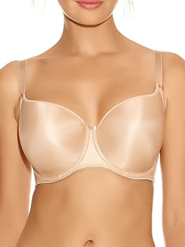 Image of Fantasie Womens Smoothing Moulded T-Shirt Bras, Nude, 30G UK