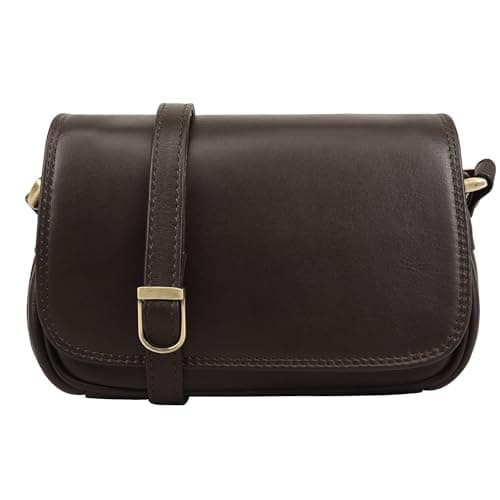 Image of Lloyd Baker Genuine Leather Crossbody Handbag – Soft, Compact Shoulder Bag with Adjustable Strap and Multiple Compartments | Amritsar (Brown)