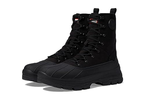 Image of Hunter Boots Men's Explorer Desert Boots, Black, 11 UK