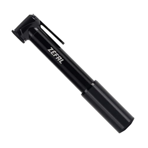 Image of ZEFAL Road Micro - Compact & Lightweight Aluminium Mini Bike Pump - Suitable for Presta and Schrader - 7 Bar / 100 psi - Black