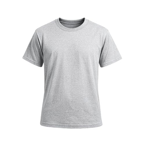 Image of Youngly Value Weight Unisex Kids Original 100% Cotton T-Shirt (UK, Age, 9 Years, 11 Years, Regular, Heather Grey)
