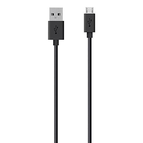 Image of Belkin MixIt Colour Range Micro USB Cable for Smartphones and Tablets, 2 m, Black