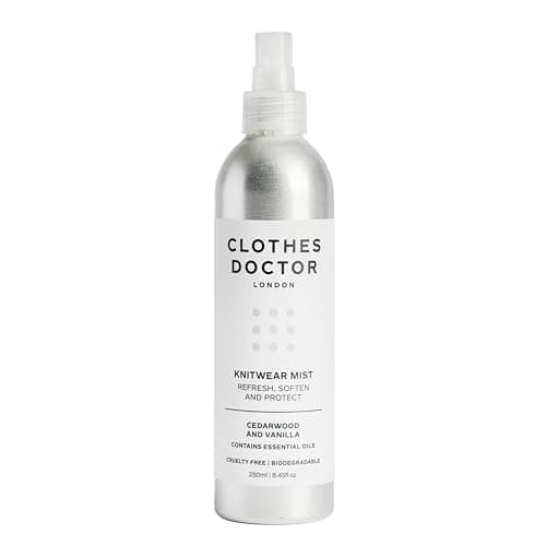 Image of Knitwear Mist Cedarwood and Vanilla - Hated By Moths, Refresh, Scent & Soften | Spray onto Wool Cashmere Mohair Angora & Mixed Yarn Knitwear | Natural Ingredients Vegan Biodegradable Made in Britain