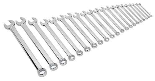 Image of Sealey Ak6083 Combination Spanner Set 21Pc Jumbo Metric