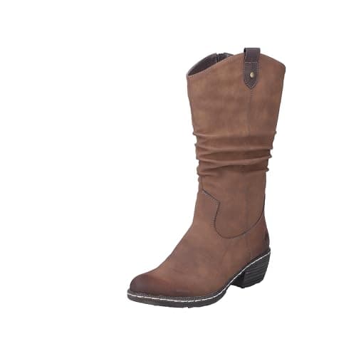 Image of Rieker Women's Ankle Boots in Brown, Brown 25, 8 UK