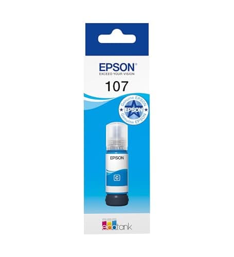 Image of Epson 107 Cyan Ink Cartridge EcoTank 70ml for ET-18100 - C13T09B240