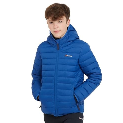 Image of Berghaus Kids' Kirkhale Baffle Jacket with Lightweight Insulation & Water Resistant Fabric, Winter Coat for Boys & Girls (UK, Age, 13 Years, Regular, Royal Blue)