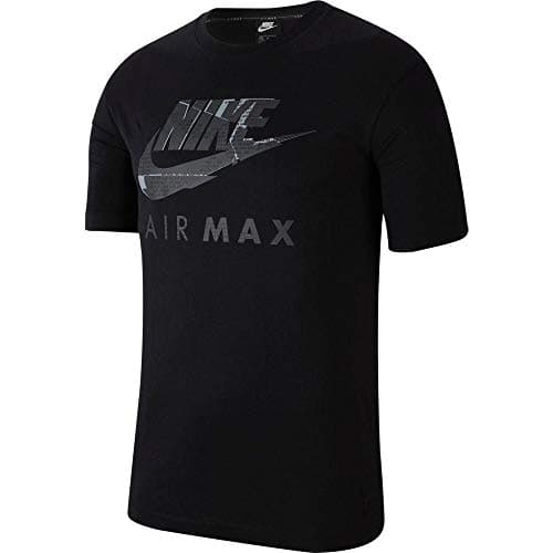 Image of Nike Men's NSW Air Max T-Shirt, Black, L